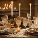 Candlestick Holders, Taper Candle Holders Set of 3, Gold Vintage Candle Sticks Holder Decor for Table Centerpiece, Fireplace Mantel, Weddings, Housewarming & Christmas Dcor