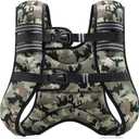 ZELUS Weighted Vest for Men Women with Storage Pocket & Reflective Strips for Workout Strength Training Running Muscle Building, Desert Camo (25 lb)