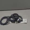 Magnetic Charging Cable 4 Pack (3.3ft/6.6ft/6.6ft/10ft), 540 Degree Rotating Magnet Phone Charger Cable, 3 in 1 Nylon Braided Magnetic USB Cable for Micro,Type C and iProduct Device