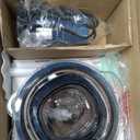 La Reveuse Food Processor,Electric Food Chopper with 7-Cup (1.7L) Glass Bowl, 4 Bi-Level Blades for Chopping,Grinding,Mincing,Whisking,Meal Prep,300W,Blue