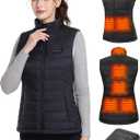 Heated Vest for Women with 7.4V 16000mAh Battery Pack Included, Lightweight Women's Heated Vest Warming Heating vests