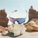 AMBEYE Sports Sunglasses  UV400 REVO Mirror Lens, Ultra-Light TR90 Full Frame, Adjustable Nose Pads, Anti-Slip Arms  Cycling Running Hiking Triathlon  green