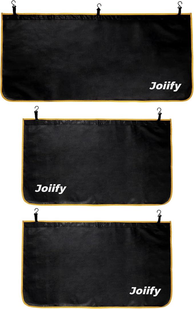 3 Pcs Fender Covers for Mechanics, 25 Strong Magnets, Microfiber Leather Car Fender Protector Mats - Size M