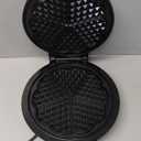 Mueller Heart 5 Waffle Maker, Waffle Iron, Adjustable Browning Control & Nonstick, Cool Touch Handle, Easy to Clean, Small Kitchen Appliances