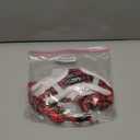 PUPTECK Dog Harness and Leash Set Medium Sized, Step in No Pull Adjustable Puppy Cat Harness Reflective Pet Vest (L (25-33lbs, Chest 20"-25"), #3 Red(Plush Plaid))