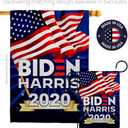 Biden Harris Flag Vote President 2020 Patriotic Democrat Republican Tea Party United State American Election House Decoration Banner Small Yard Gift Double-Sided, Garden Flag 13"x 18.5", Thick Fabric