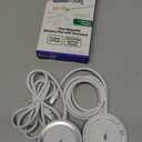 ZGEAR Adaptive Wireless Charger with Magnetic Alignment – 15W Fast Charging MagSafe Compatible Pad for iPhone 15/14/13/12 & Qi-Enabled Devices – Slim Design, USB-C (White)