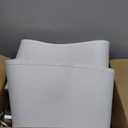 Crystal Glass Table Lamp Set of 2 With USB C+A Ports & AC Outlet - White Clear Modern Bedroom Lamps for Night Stands, Living Room - Silver Nightstand Lamps With LED Bulbs Included