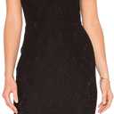 MEROKEETY Women's Sleeveless Lace Floral Elegant Cocktail Dress Crew Neck Knee Length for Party,Large