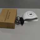 JODSONE U V LED Nail Lamp, Nail Dryer for Gel Polish, Led Light with Automatic Sensor & 4 Timers (Milky White)