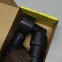 1.25 Inch Horse Hair Vacuum Brush Attachment & 2-1/4'' to 1 1/4'' Vacuum Adapter for Shop Vacs - Premium Soft Horsehair Round Dust Brush: Perfect for Vacuuming Sofas, Furniture Surface and Baseboards