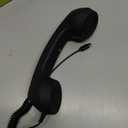 Retro Phone Handset,2026 New Retro Style Type-C Phone Handsets,Cell Phone Receiver with Microphone & Speaker,Type-C Retro Telephone Wired Handset for Mobile Phones,Vintage Landline for iPhone(Black)