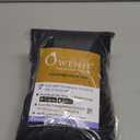 OWENIE Crushed Voile Black Sheer Curtains 96 Inches Long 2 Panles Set for Living Room/Bedroom, Rod Pocket Elegant Crinkled Light Filtering Semi Sheer Drapes, 2 Pieces Total 84" Wide, Set of 2