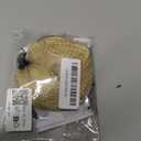 MY-LADY Messy Bun Hair Pieces Human Hair for Women Real Hairpiece Straight Scrunchies Tousled Updo Donut Chignon Ponytail Extension Platinum Blonde