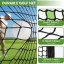 Golf Net 10x30 ft Golf Practice Net,Sports Practice Barrier Net, Heavy Duty Ball Netting Golf Hitting Net, DIY Ball Net,Baseball Net Hockey Net and Chipping Net, 10x30 ft