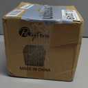 Natural Travertine Textures Tissue Box Cover Square for Home Decor,Resin Heavy Tissue Box Holder for Bathroom Countertop,Tabletop,Bedside Table,Office (Handmade of Resin) (Yellow Stone)