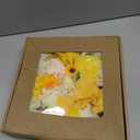 Artificial Flowers Combo Yellow Silk Flowers Mix Fake Rose Dahlia with Stems for Wedding Bridal Bouquets Baby Shower Cake Party Floral Arrangement Table Centerpieces Home Decor