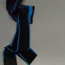 Ankle Brace for Men and Women - Black/Blue - Foot Wrap for Plantar Fasciitis, Sprain, Achilles, and Tendonitis Support - Adjustable Compression Sleeve with Elastic Straps