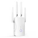 2026 WiFi Extender Signal Booster - 2.4GHz 300Mbps WiFi Booster for Home, Covers Up to 10999 Sq. Ft, Easy Setup, Ethernet Port & Access Point, Stable Internet Performance with 85+ Devices（White）