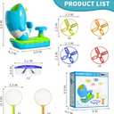 KukuFun Outdoor Toys for Kids Boys Ages 3-5 4-8, Flying Disc Launcher Outside Toys Gifts for 3 4 5 6 7 8 Year Old Kids, Ideas Outside Outdoor Game for Toddlers Boys Ages 3-5 6-8 5-7