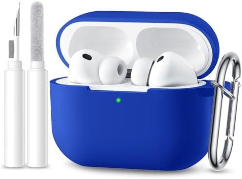 Dgege for AirPods Pro 3 Case Cover(2025),Soft Silicone Full Protective Case for AirPods Pro 3 Case with Keychain & Cleaner Kit,Compatible with Apple Airpods Pro 3rd for Women Men,Front LED Visible