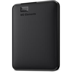 Western Digital WD 5TB Elements Portable External Hard Drive for Windows, USB 3.2 Gen 1/USB 3.0 for PC & Mac, Plug and Play Ready - WDBU6Y0050BBK-WESN