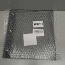 WOT I 1-Pack Telescoping 3 Ring Binder Notebook - Customizable Cover, 5 Dividers & Pocket Folder in One Slim Organizer (60 Sheets Included), Black