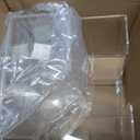 Disposable Facial Towels Storage Box Compatible with Clean Skin Club Clean Towel XL-Cotton Pads-Swabs Upgraded Double Layer Face Towel Holder Acrylic Storage Container Valentine's Day Gifts (Clear)