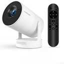 Electric FocusMagcubic Mini Projector 4K Support, Portable Projector with WiFi 6 and Bluetooth 5.4, Smart Proyector, 5W Soundbase Speaker, 180Rotation for Home Theater