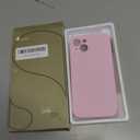 Magnetic for iPhone 13 Case, Compatible with MagSafe, [Full Camera Protection][Screen Protector] Silicone Shockproof Protective Phone Case for iPhone 13 6.1", Chalk Pink