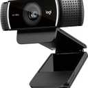 Logitech C922x HD Pro Webcam, Full HD 1080p/60fps Video, Clear Audio, HD Light Correction, PC Camera Webcam, Works with Skype, Zoom, Mac, Tablet - Black