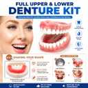 Denture Kit,making partial dentures and full dentures kit DIY Simple and convenient, retrieve the missing smile -H6 (natural colorL)