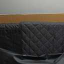 URPOWER XL Dog Back Seat Extender for Crew Cab Truck, Hard Bottom Dog Car Seat Cover Waterproof Dogs Car Hammock Pet Backseat Bed, Pet Truck Accessories for F150 / RAM 1500/ Tundra Crew Cab (Grey)