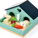 Tender Leaf Toys - Pets Sets for Doll House Accessories - Great Add-on Pet Play Set to Any Dollhouse - Encourage Creative and Imaginative Fun Play for Children - Age 3+ (Pet Rabbit Set)