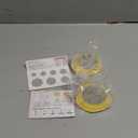 Nenesupply 19mm Oval Flanges Compatible with Medela Breast Pump Parts Replace 19mm Medela Flange Accessories. Work with Pump in Style Parts Symphony Parts Swing Maxi Harmony and Personalfit Flex