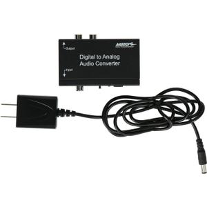 Metra CS-DAC2 Digital TOSLINK/Optical SPDIF to RCA Audio Converter