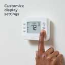 New! Honeywell Home Programmable Thermostat, Single-Stage, 1 Heat/1 Cool Compatibility, 5-2 Day Schedule, X2P, White, RTH20B