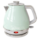 Evoloop Electric Tea Kettle, 1500W /1.0L Hot Water Boiler Heater Pot, Retro Small Electric Kettle, 100% Stainless Steel BPA Free Electric Teapot, Auto Shut-Off & Boil-Dry Protection