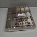 15 Pcs Christmas Velvet Balls Bulk C9 Flocked Christmas Tree Ball Ornaments Plastic Shatterproof Xmas Decorative Hanging Home Ornaments for Xmas Tree Party Holiday Decor (3.15'',Morandi)