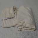 Arch Backdrop Cover Set of 2(6ft/7.2ft) Double Color Wedding Arch Cover Spandex Fitted Arch Covers, Round Top Arch Backdrop Cover for Baby Party Birthday Banquet Shower (White+ Cream)