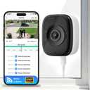 LongPlus 3K 5MP Window Camera with Night Vision, 2.4ghz & 5ghz WiFi Safeview Indoor Window Cameras for Home Security, AI Smart Detection, 2-Way Audio, Easy & Quick Install, 24/7 Recording (White)