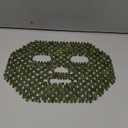 Jade Facial Mask, Jade Sleep Natural Stone Green Facial Cooling Mask, Beauty Skincare Massage Tools for Alleviate Puffiness Face Massage Puffy Eyes Dark Circles