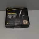 Grommet Tool Kit 1/2 1/4 3/8 Multi-Size Hole Punch, 608 Pcs Heavy Duty Grommets Tool Kit, Eyelets and Grommets for Tarps, Fabric Rings, Leather, Tents, Vinyl, Canvas 