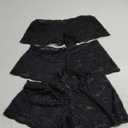 3 Pack of Women's Regular & Plus Size Lace Boyshort Panties XL