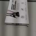 Airplane Foot Hammock, No Collapse Foot Rest for Plane Travel with Extended Adjustment Strap, Portable Desk Foot Hammock with Thickened Foam, Foot Sling Travel Essentials to Relax Your Feet (1 Pc Black)