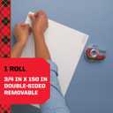 Scotch Mounting, Fastening & Surface Protection Scotch Removable Poster Tape, 3/4 x 150 Inches, 3 Pack, 109-3