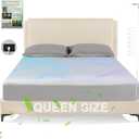 GroundBam Bed Sheets. Grounding Sheets Queen Size, Earth Grounded Fitted Bed Sheet with 10% Pure Silver Fiber + 90% Organic Cotton, for Improved Sleep & Wellness (Gray, Queen - 80"x60"x15