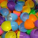 The Dreidel Company Fillable Easter Eggs 50-Pack with Hinge Bulk Colorful Bright Plastic Easter Eggs, Perfect for Easter Egg Hunt, Suprise Egg, Easter Hunt, 2.25" Assorted Colors (50-Pack)