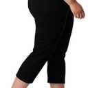Levi Strauss Signature Gold Women's Totally Shaping Ultimate Pull-On Capri, (New) Noir, 16 Plus