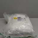 NICETOWN White Linen Sheer Curtains and Drapes 84 inches Long, Rod Pocket & Back Tab semitransparent with Light Through Vertical Window Treatments for Sliding Glass Door & Living Room, 52"W, Set of 2